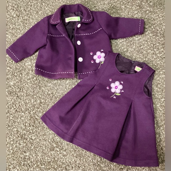 Jessy Frans dress and coat (kids). Like new - Picture 1 of 10